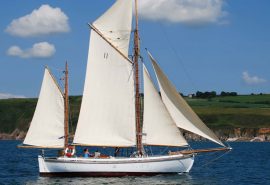 ESCAPE under full sail