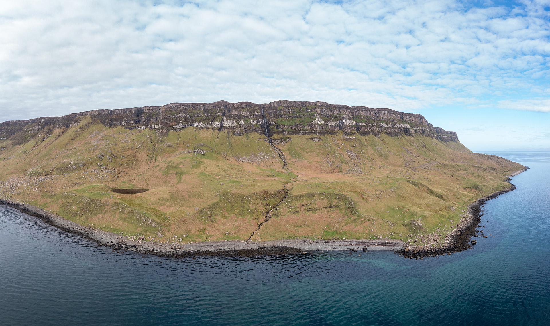 Aerial View of Eigg, Small Isles