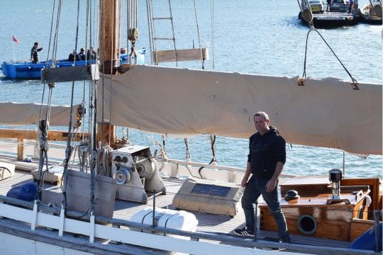 Escape and its Skipper, Andy