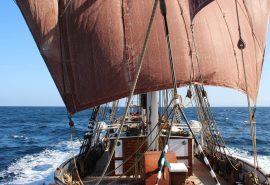 Eye of the Wind under sail