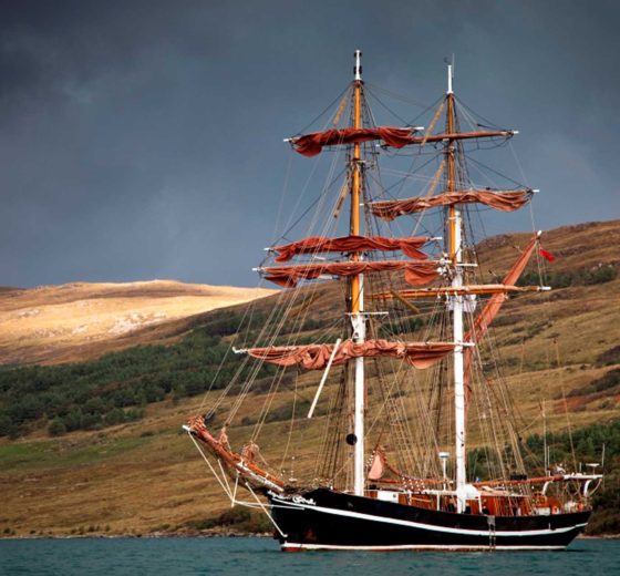 Eye of the wind scotland anchored
