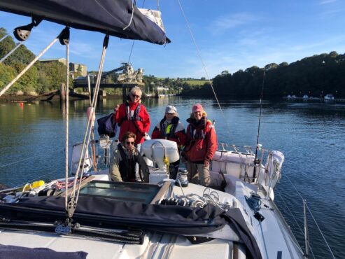 Falmouth School of Sailing students