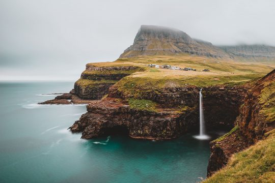 Faroe Islands Waterfall