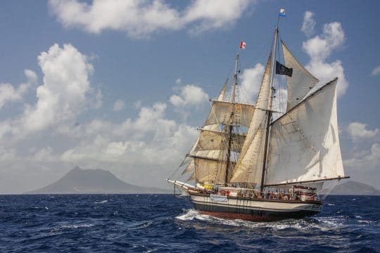 Florette under sail