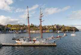 Flying Dutchman anchored in Tobermory, Scotland