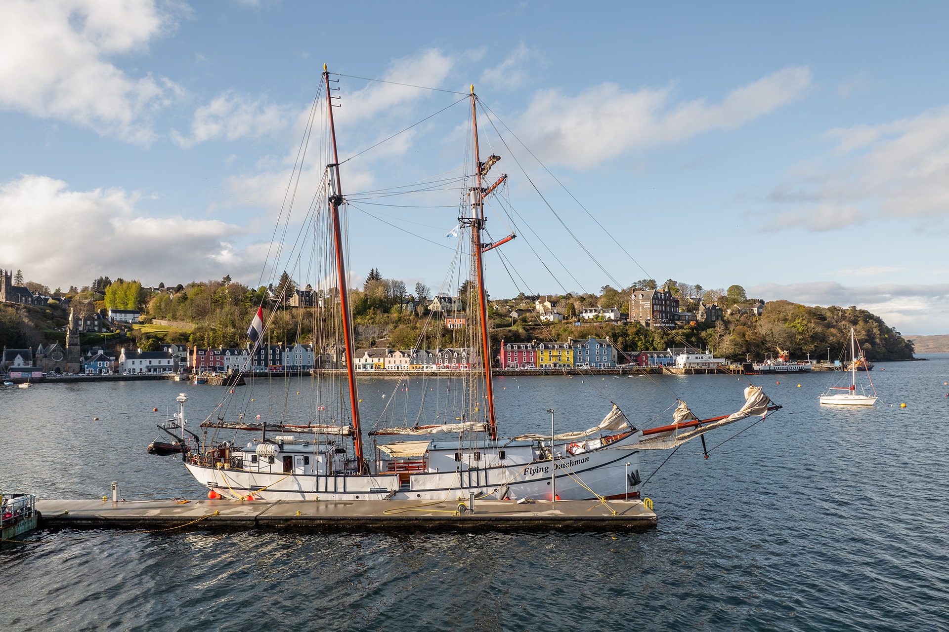 Flying Dutchman anchored in Tobermory, Scotland
