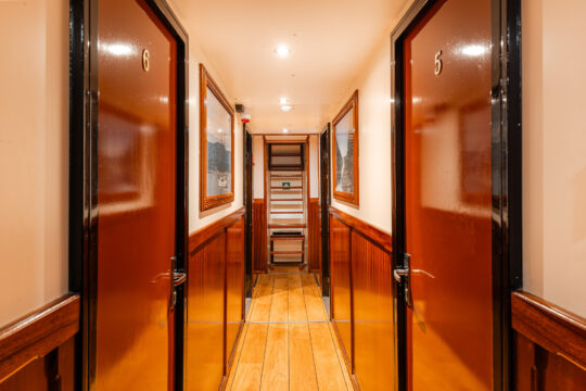 Flying Dutchman below deck interior corridor