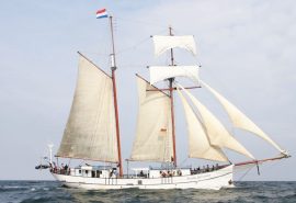 Flying Dutchman under sail