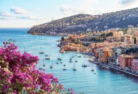 France, view overlooking Nice, French Riviera