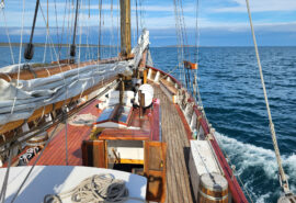 Goxsheim underway on deck