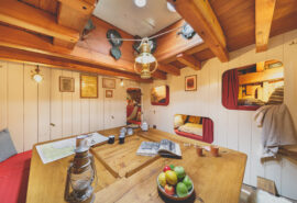 Grayhound sleeping area saloon