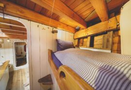 Grayhound sleeping bunk