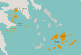 Greece sailing map