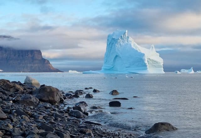 Greenland Qaarsut glacier