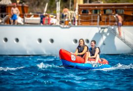 Guest watersports on board Chronos Rhea Karios SC
