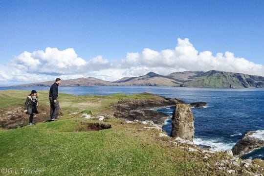 Guests exploring the Outer Hebrides