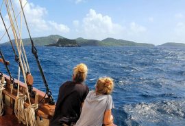 Guests on deck Florette Caribbean