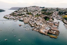 Harbour town of Salcombe in Devon UK