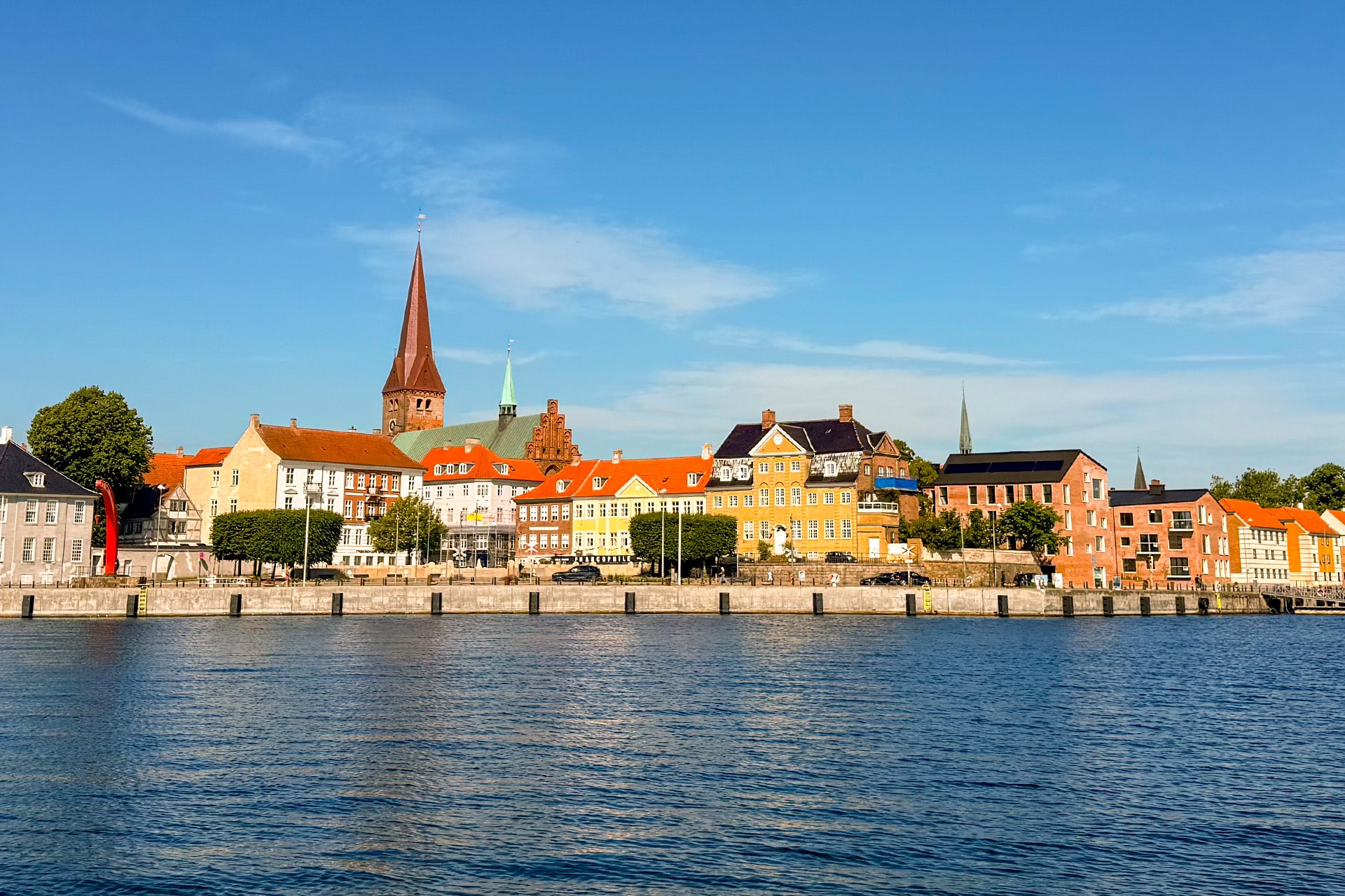 Helsingor, Denmark, Scandinavia from the water