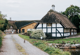 Houses on Lyo, South funen, Denmark