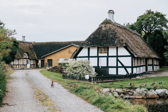 Houses on Lyo, South funen, Denmark