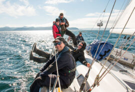 Humla guests sailing in Norway underway