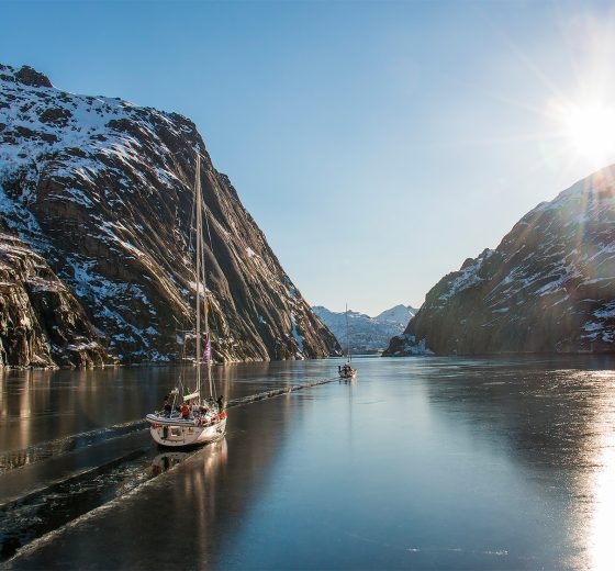 Humla in northern Norway fjord