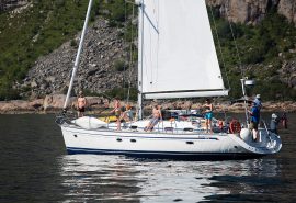 Humla sailing in summer Northern Norway