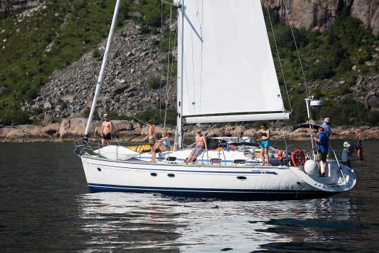 Humla sailing in summer Northern Norway