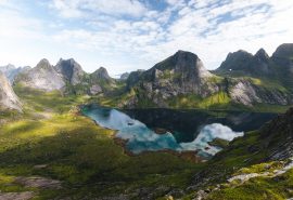 Humla view of Lofoten Islands, Norway