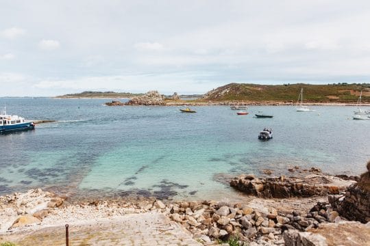 St Agnes Harbour clear water Isles of Scilly Sailing Holiday