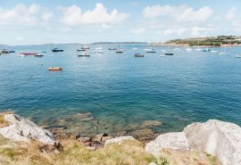 Clear harbour on Scilly Isles St Marys Sailing holiday