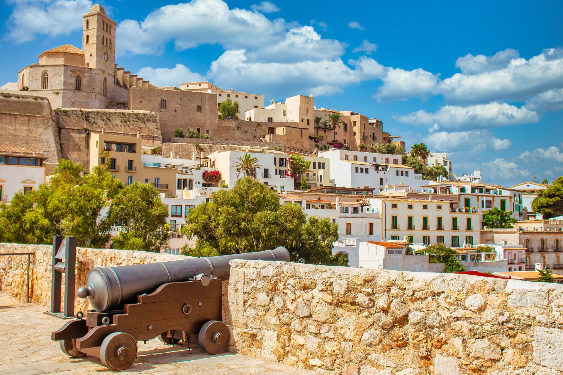 Ibiza old town, Spain