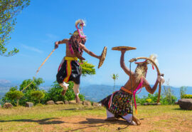 Indonesia Local People Dancing