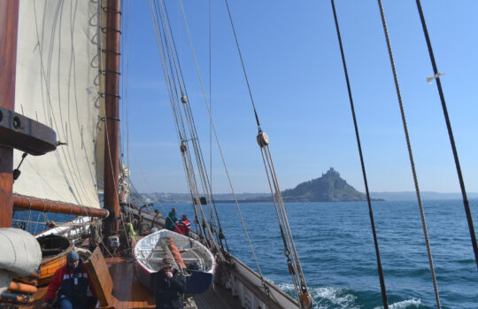 Irene Cornwall sailing