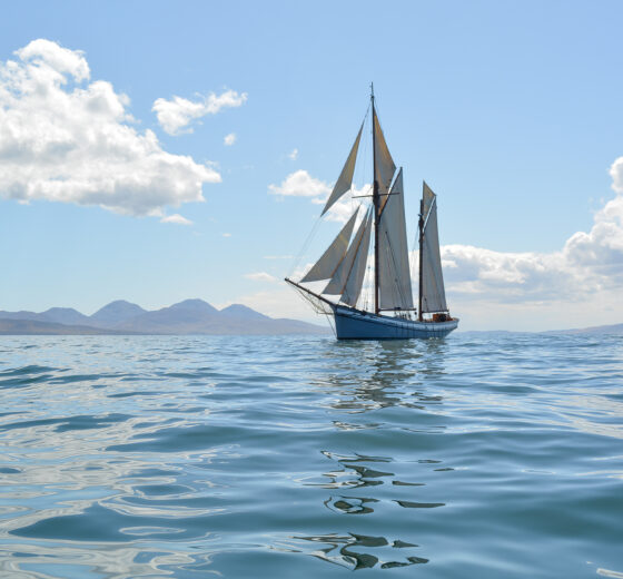 Irene blue water sailing