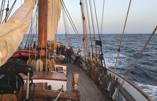 Irene sailing deck