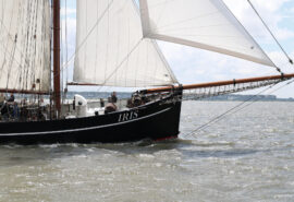 Iris sailing bowsprit