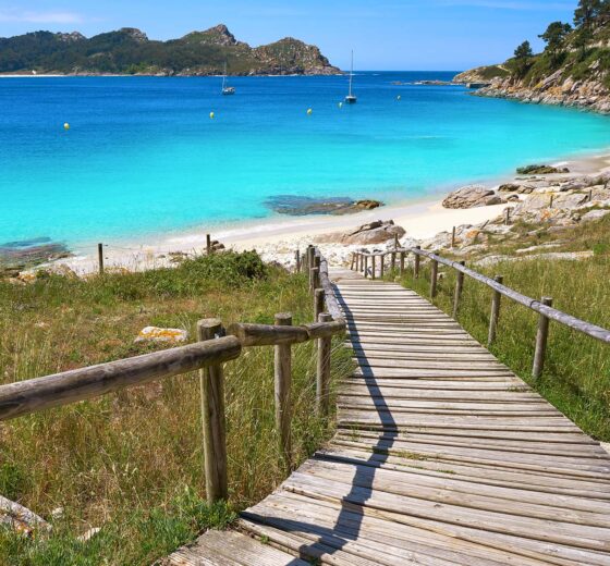 Islas Cies beach in Spain's Rias Baixas near Vigo