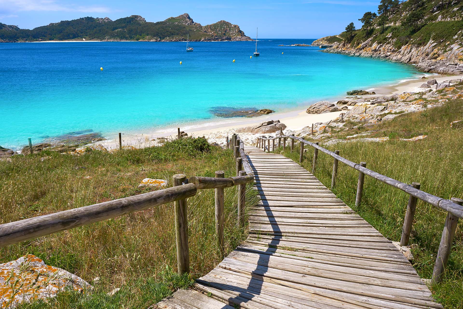 Islas Cies beach in Spain's Rias Baixas near Vigo