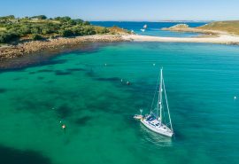 Isles of Scilly St Agnes sailing boat