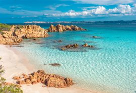 Italy Sardinia Budelli Madallena archipelago