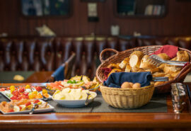 Kairos breakfast spread food dining onboard
