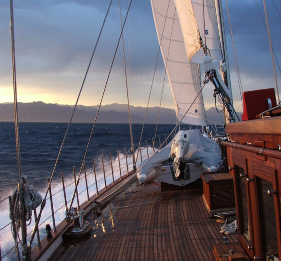 Kairos deck sailing