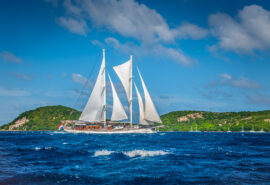 Kairos in full sail Caribbean homepage
