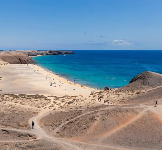 Lanzarote island beach, Canary Islands