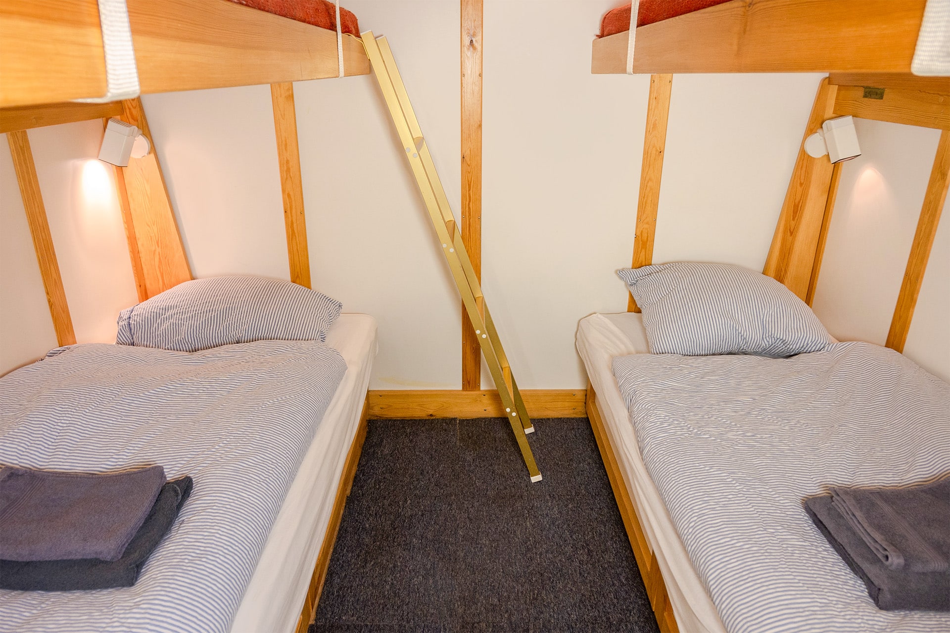 Linden tall ship interior 4 berth cabin below deck