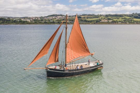 Lynher under sail