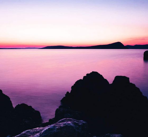MED croatian sunset