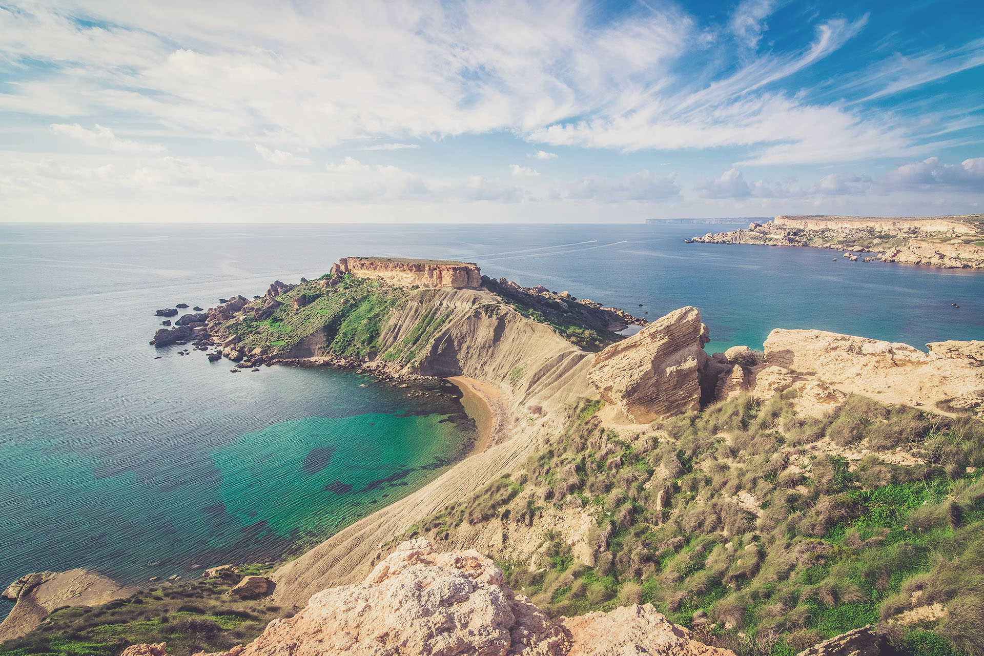 Malta coast